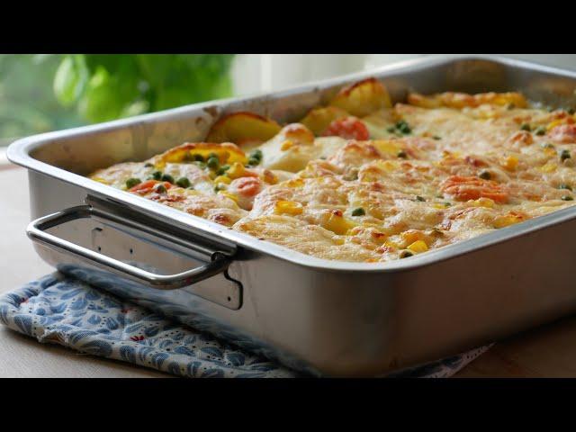 Veggie Potato Bake (Recipe) || [ENG SUBS]