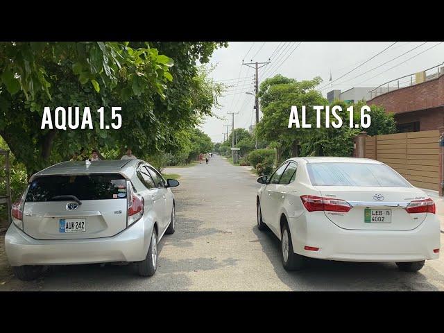 Toyota Aqua vs Corolla Altis 1.6 - DRAG RACE!!