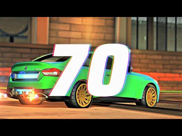 ROCKET LEAGUE INSANITY 70 ! (BEST GOALS, INSANE FREESTYLES, NOFLIPS)