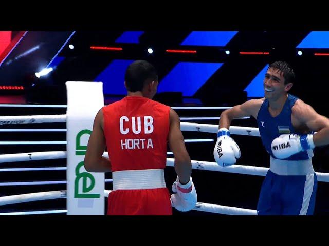 Finals (57KG) HORTA RODRIGUEZ SAIDEL (CUB) vs KHALOKOV ABDUMALIK (UZB)| IBA World Championships 2023