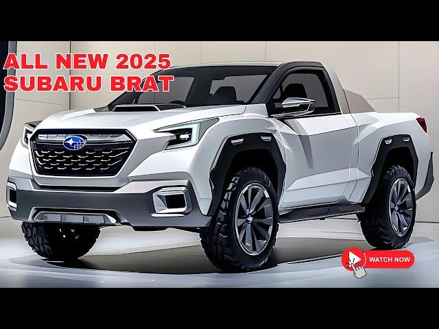 All New 2025 Subaru Brat Revealed - With Larger Dimensions and A Hybrid Option?