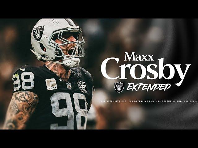 Obsessed With Being the Best: Maxx Crosby Signs Contract Extension | NFL