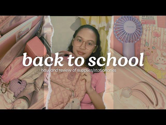 [  EP. 1 ]  |  back to school supplies haul (stem student senior year)