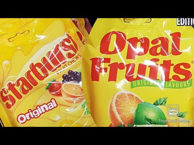 TASTE TEST: Starburst VS Opal Fruits