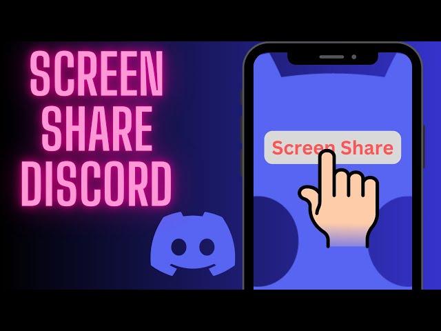 How to screen share guide on discord server mobile or iphone - discord screen share tutorial