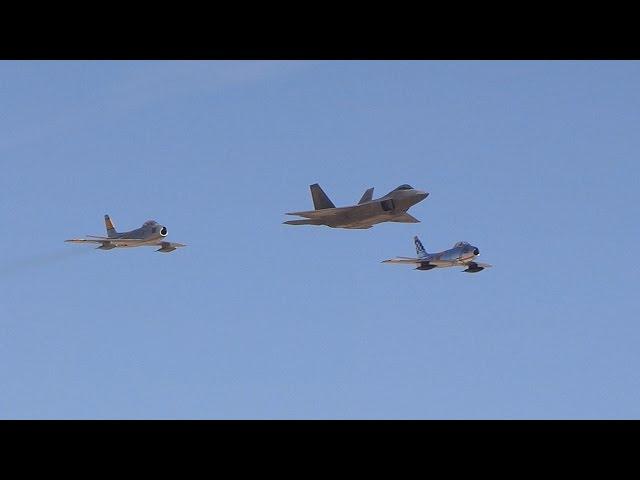 Nellis Open House 2014: Heritage Flight