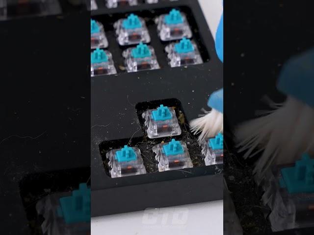 Cleaning The Dirtiest Gamer Keyboard Ever!