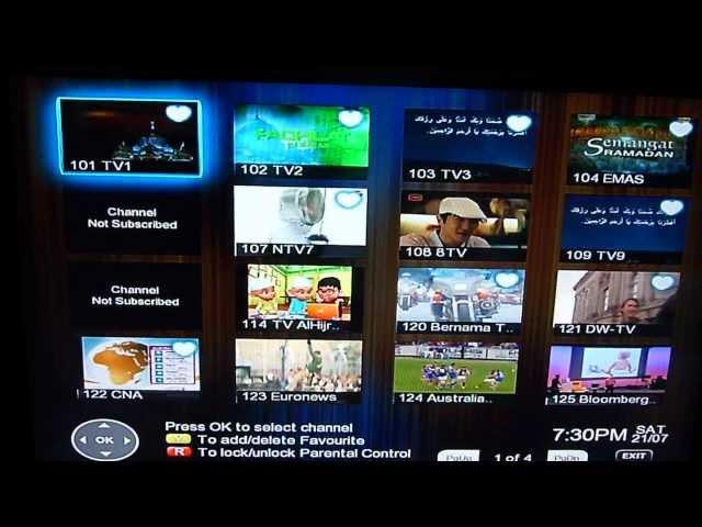 14 HyppTV Channels Continuity (7.29pm) 21.7.2012