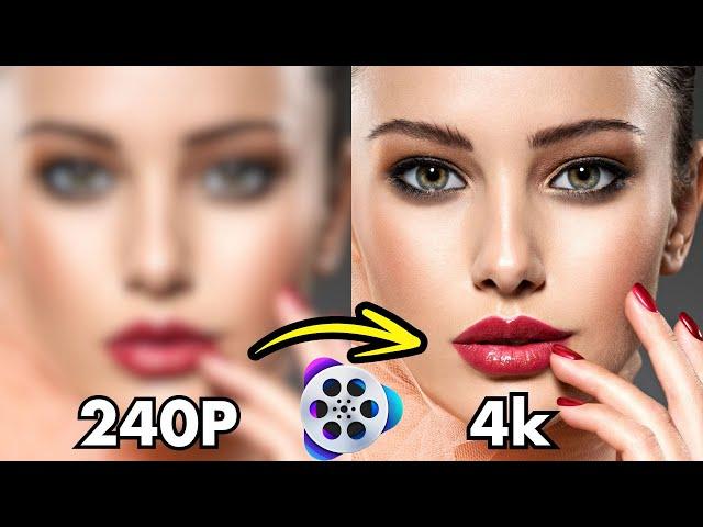 Best Secret AI Video Enhancer | Sharpen & UPSCALE Videos to 4k Using AI