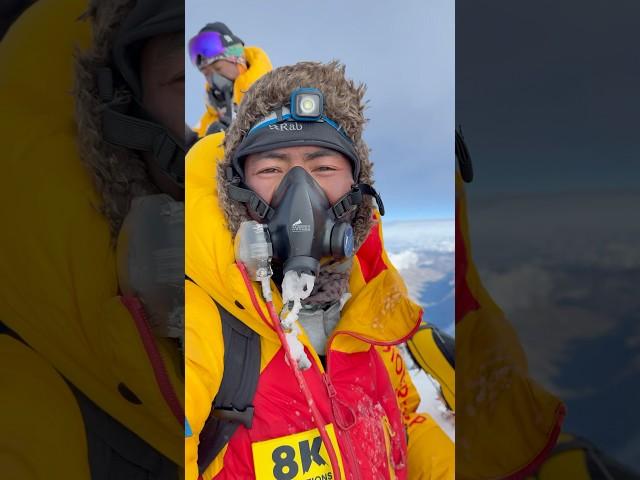 On top of the world | Mt Everest 8,848M @Saila_mingma 2025. #everest