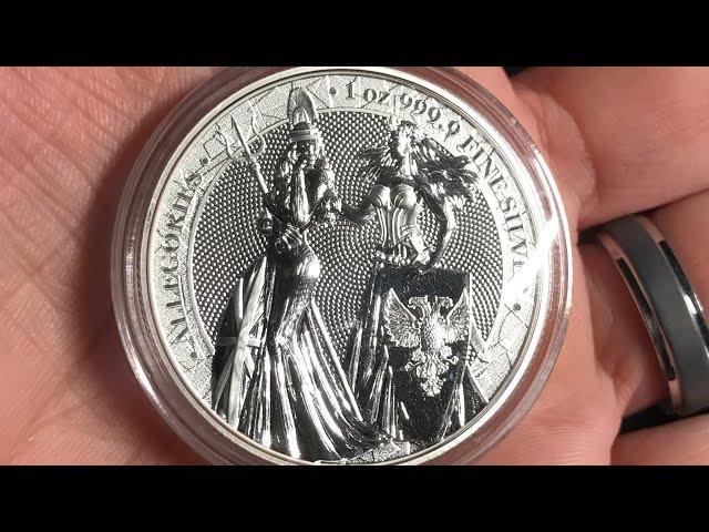 1 oz Silver Germania Allegories 2019 BU (Britannia) A Side-By-Side Unboxing From 2 Different Sources