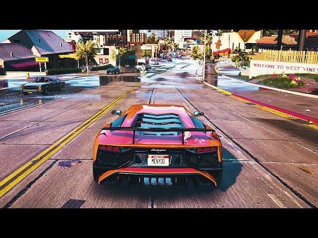 ► GTA 6 4k GRAPHICS | INSANE HURACAN REDUX MOD M.V.G.A [GTA 5 PC GAMEPLAY]