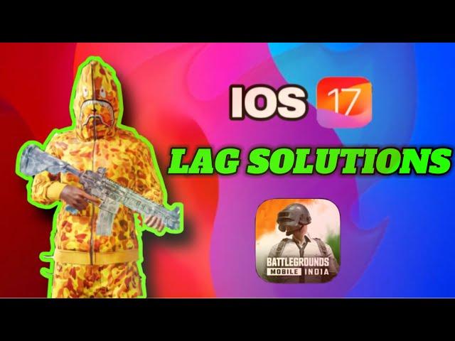 Bgmi All Iphones Lag Fix | ios 17 Lag Fix In Iphone | Bgmi Lag fix | Fps Drop Fix | Iphone Lag Issue