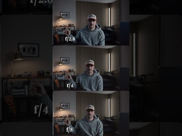 Aperture and how it affects your image and depth of field! #videography #contentcreation