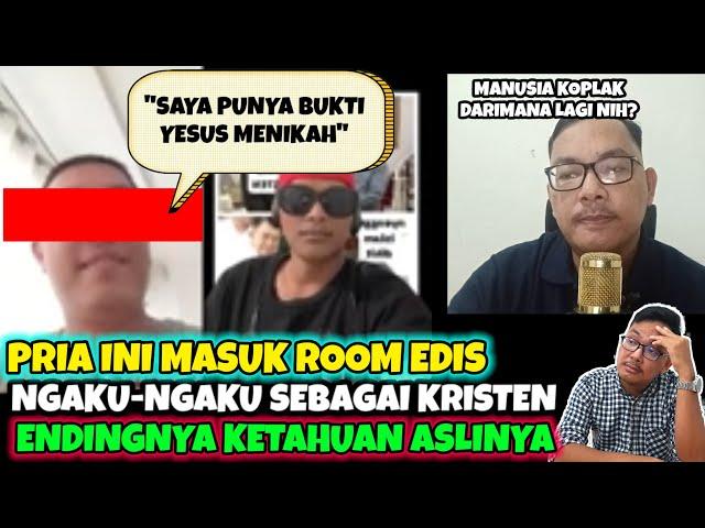 Pria Ngaku Kristen Mendebat Edis TV, Endingnya Ketabok Sendiri..