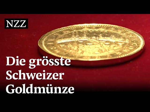 Unter dem Hammer: Die grösste Schweizer Goldmünze