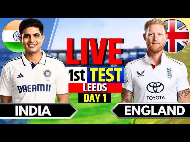 India vs England, 1st Test, Day 1 | Live Cricket Match Today | IND vs ENG Live Match | 2nd Session
