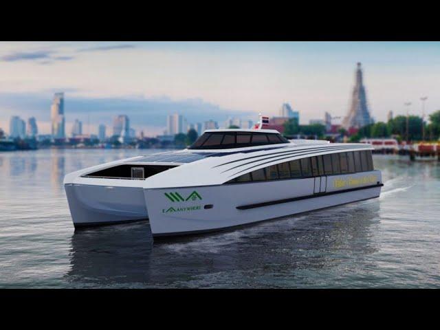 Thailand’s first fleet of fully-electric passenger ferries hits the water