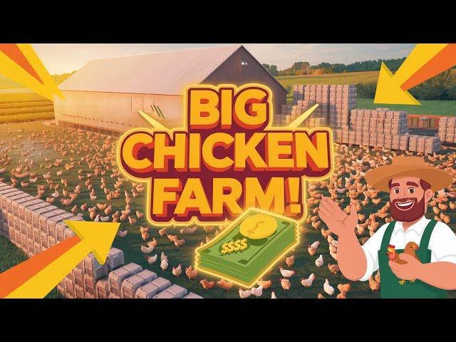  "How to Build a Big Chicken Farm | Farming Simulator 25 Guide!"