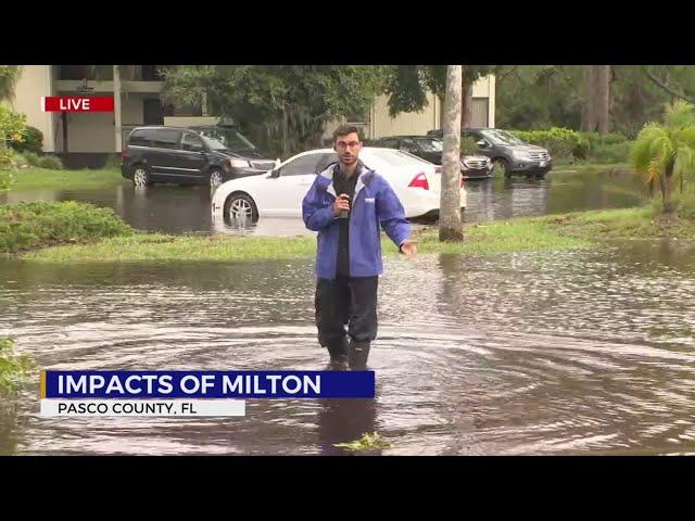 Hurricane Milton's impact on Pasco County