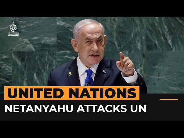 Netanyahu attacks UN as “anti-Israel Flat Earth Society” | Al Jazeera Newsfeed