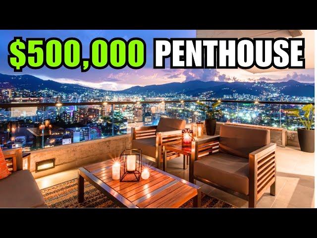 Touring a $500,000 Penthouse in Medellin, Colombia