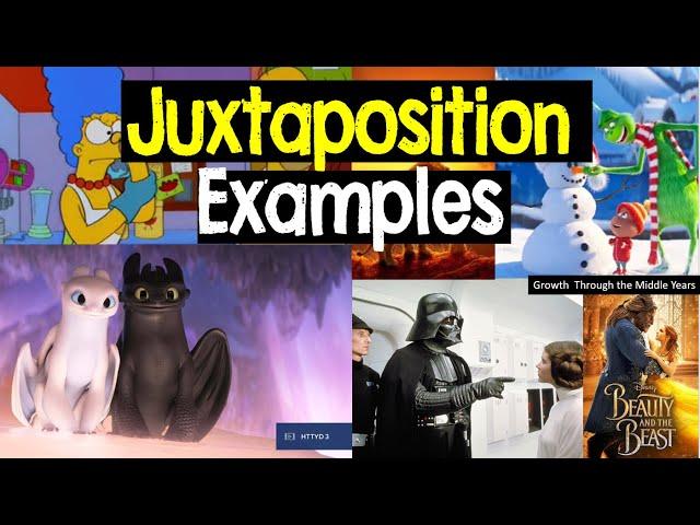 Juxtaposition examples from Movies and TV