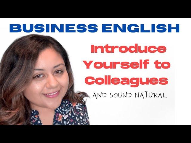 Business English: Introduce Yourself! (And sound Fluent) HD