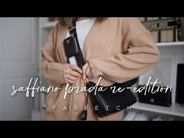 PRADA SAFFIANO RE-EDITION + NEW FARFETCH CODE | ALYSSA LENORE