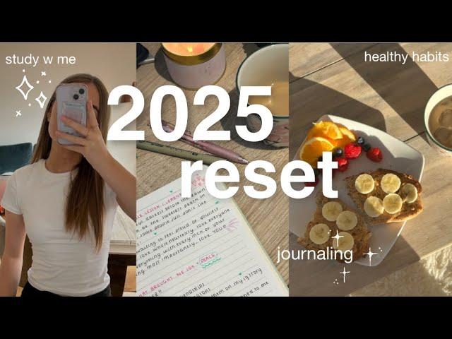 productive vlog | reset & prep for a new year