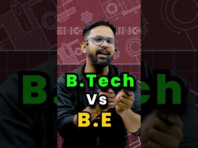 B Tech Vs BE Important Facts #shorts #btech #jeemains2024 #iitjee #jee2024 #facts