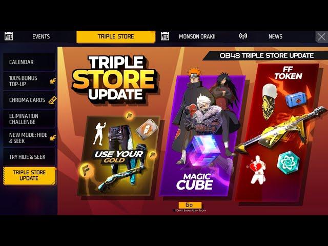 Ob48 Magic Cube Bundle | FF Token New Bundle Buddy Mart Update | FF New Event | Free Fire New Event