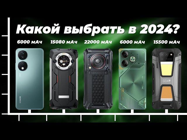 ТОП–6. Лучшие смартфоны с хорошей батареей 2024 года  Рейтинг телефонов с мощным аккумулятором