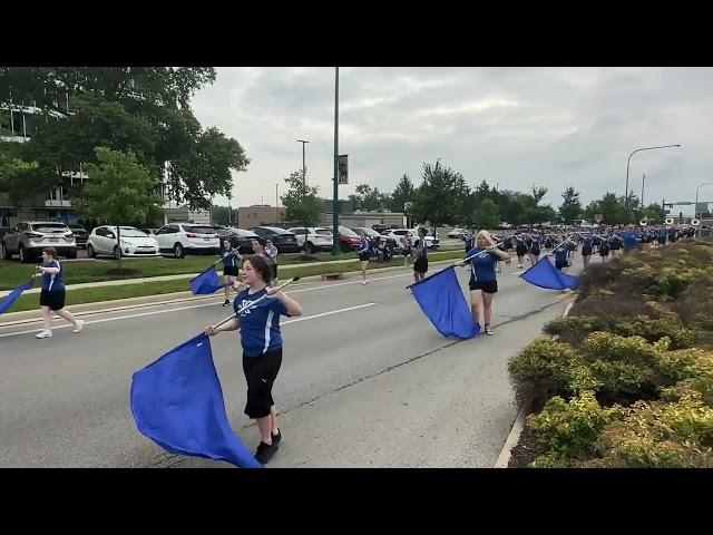 Central Crossing High School Marching Band, WABA Parade, 6-24-2023