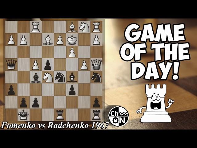 Best Chess Miniatures! Fomenko vs Radchenko 1967