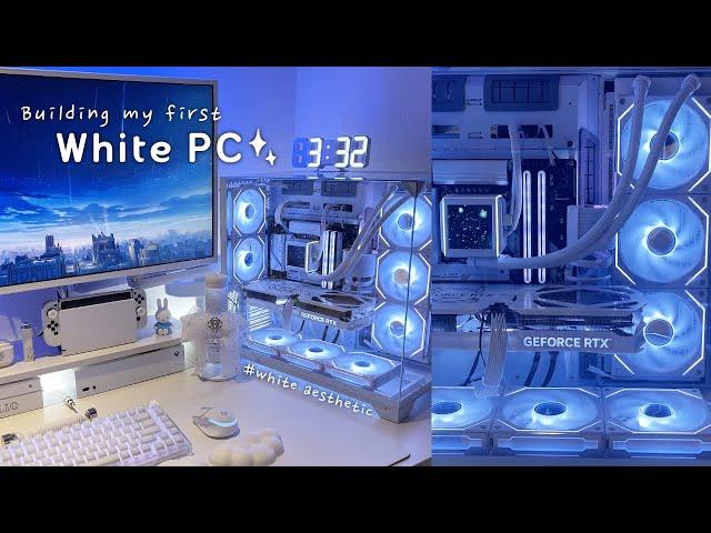 Building my first gaming pc | white aesthetic, lian li o11 vision , RTX4070
