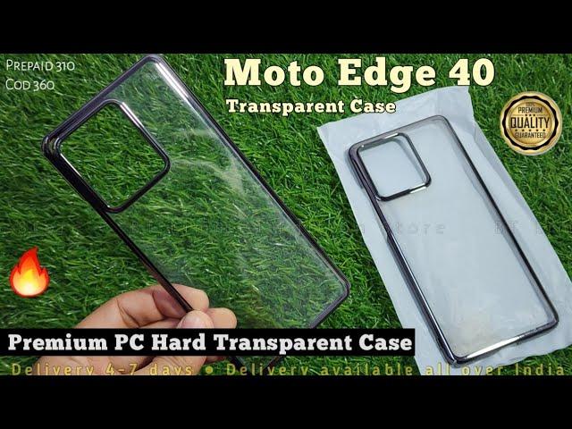 Moto Edge 40 Transparent Back Cover ! Moto Edge 40 Stylish Back Cover