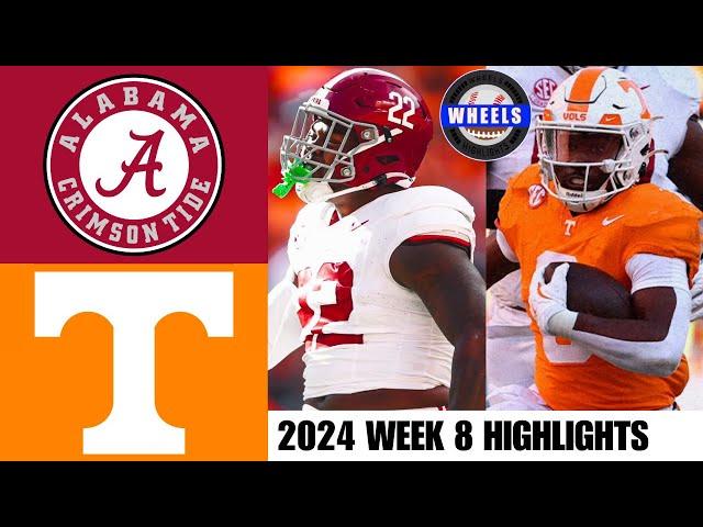 #7 Alabama vs #11 Tennessee | Full Game Highlights | 2024 College Football Highlights