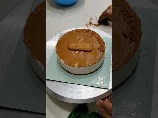 Lotas biscoff cheese cake  design #cake #cakedesign #cakedecoration #cakedecorating