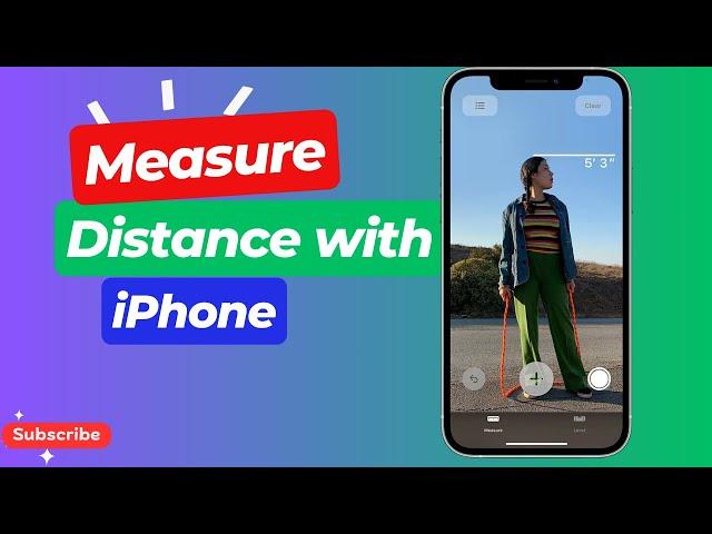 How to Measure distance with iPhone | Measure app in iPhone