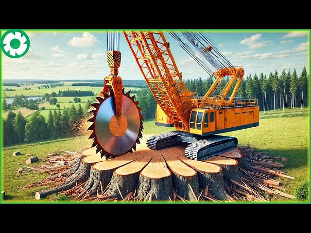 550 Extreme Dangerous Fastest Big Chainsaw Cutting Tree Machines | Agriculture Technology