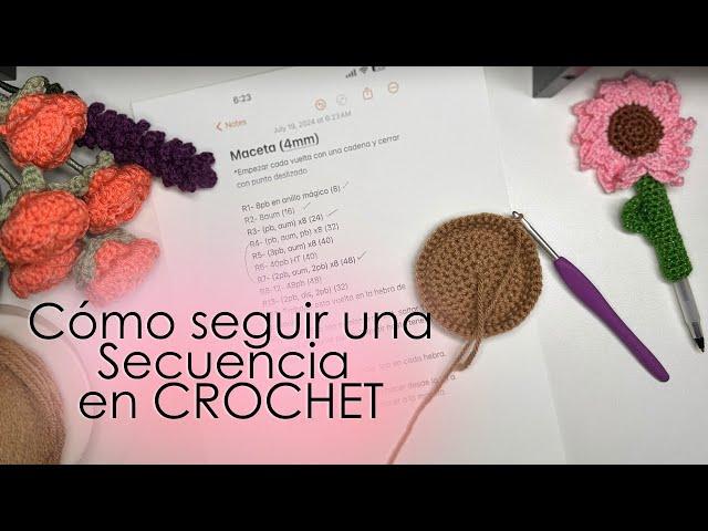 Como seguir una secuencia en crochetMayelin Ros