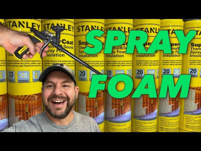 DIY SPRAY FOAM INSULATION KIT----EASY INSTALL