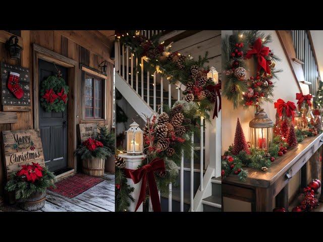 HERITAGE FARMHOUSE CHRISTMAS HOMETOUR : Inspiring Decor Ideas Classic Warm & Festive Holiday Look