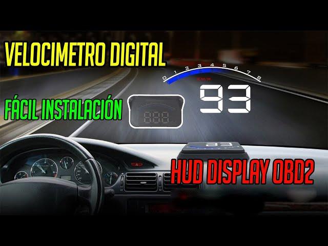 COMO INSTALAR UN HUD DISPLAY OBD2 (VELOCIMETRO DIGITAL)