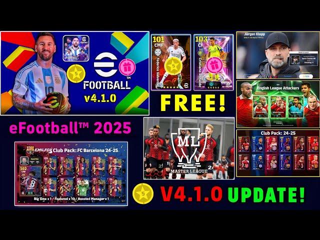 Finally Premium Club Packs Is Here | v4.1.0 Update, Manager Pack, Nominating Contracts | eFootball