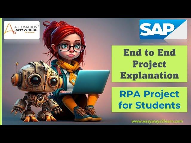 RPA Projects For Beginners and Students: Real Time Projects From Automation 360