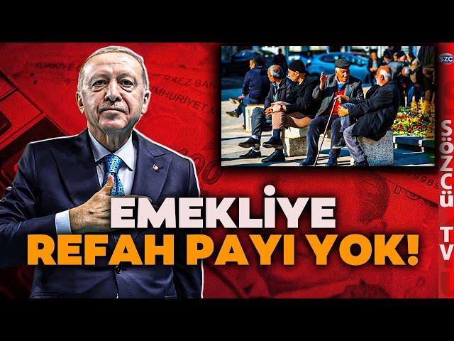 Erdoğan'dan Emeklileri Üzecek Haber! Emekliye Refah Payı Yok! Fatih Portakal Anlattı