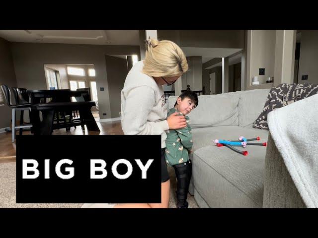 How we help Sebastian Stand! FULL VLOG 