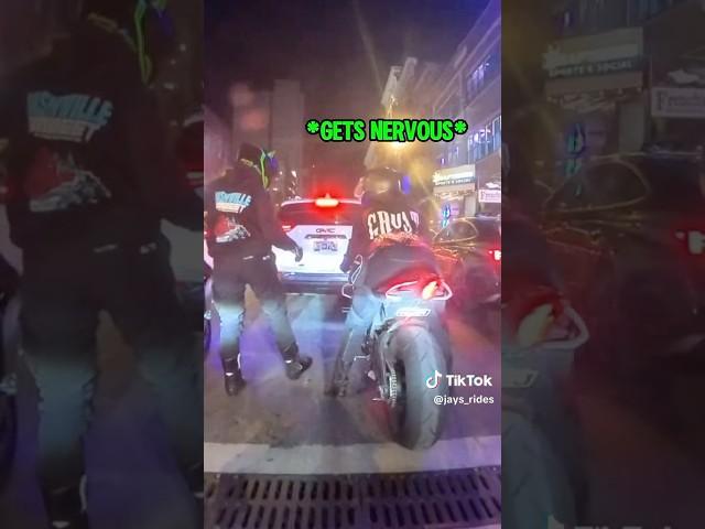 Instant karma #karma #bikergirl #helmet #biker